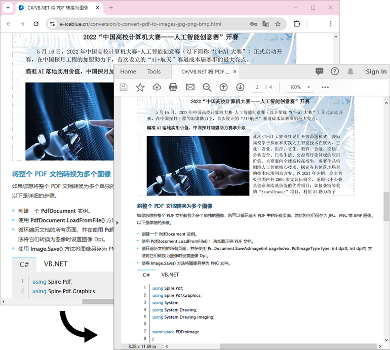 使用 chromehtmlconverter 将 html 转换为 pdf