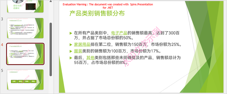 powerpoint 单一文字水印