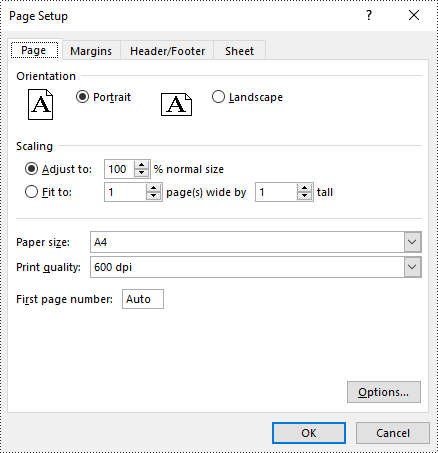 java 调整 excel 纸张大小